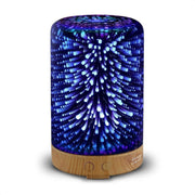 SensaHome 3D Glazen Aroma Diffuser/Nachtlamp - 100ml - 5 Uur Sproei tijd - Aroma Vernevelaar