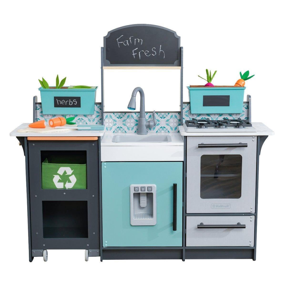 KidKraft Garden Gourmet houten speelkeuken met EZ Kraft Assembly™