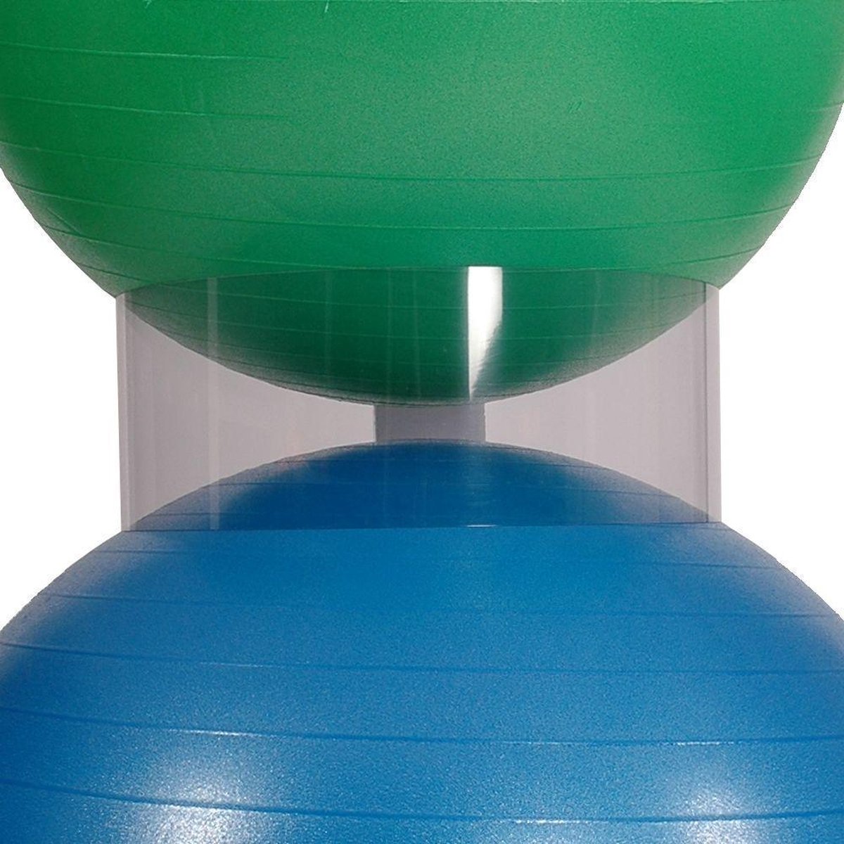 3 doorzichtige stapelringen voor oefenballen