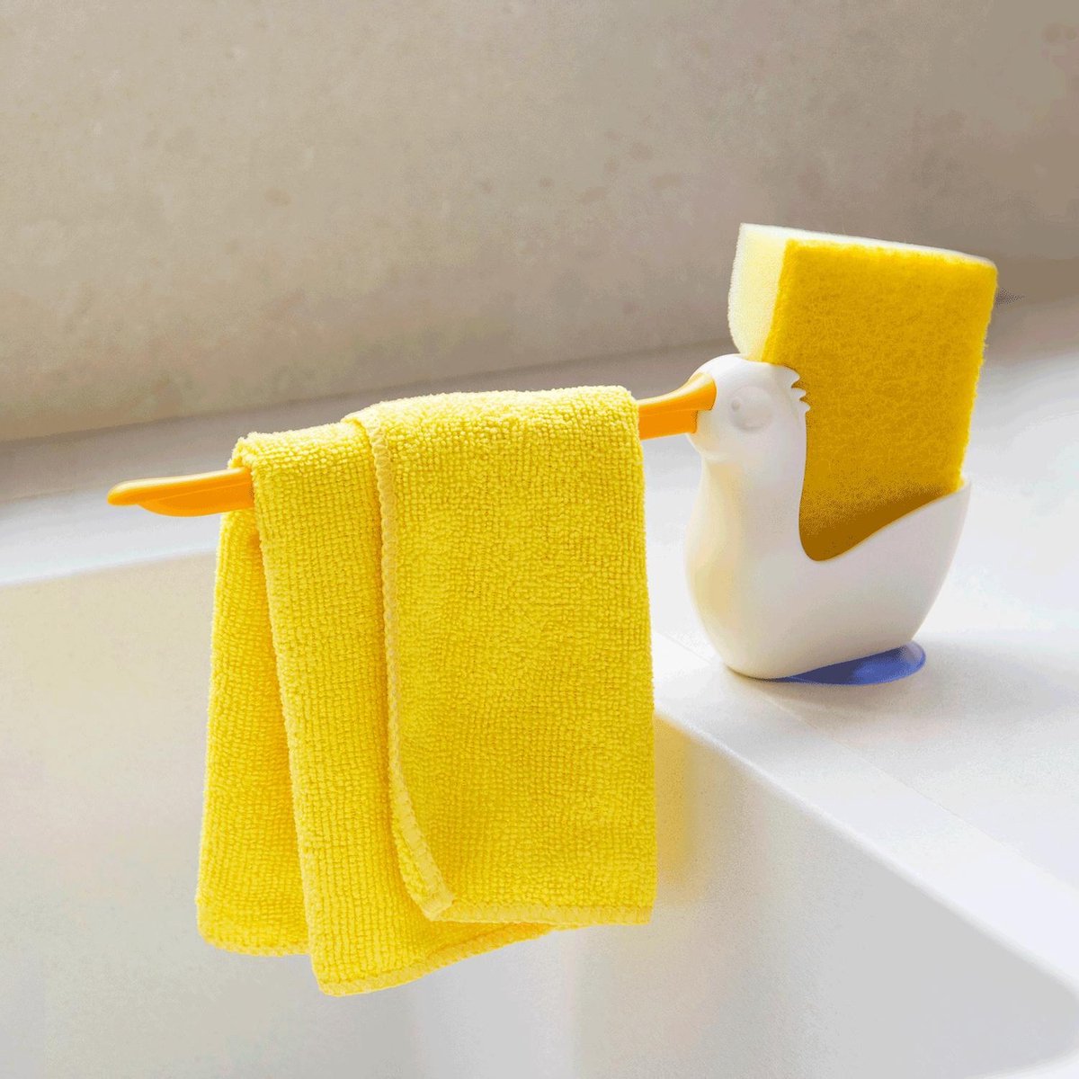 Peleg Design Pelix spons en vaatdoekhouder