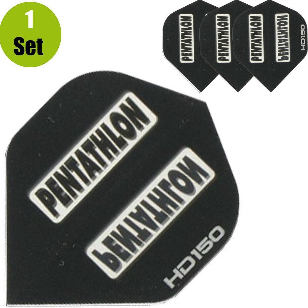 Pentathlon HD150 Dartflights - Zwart- ()