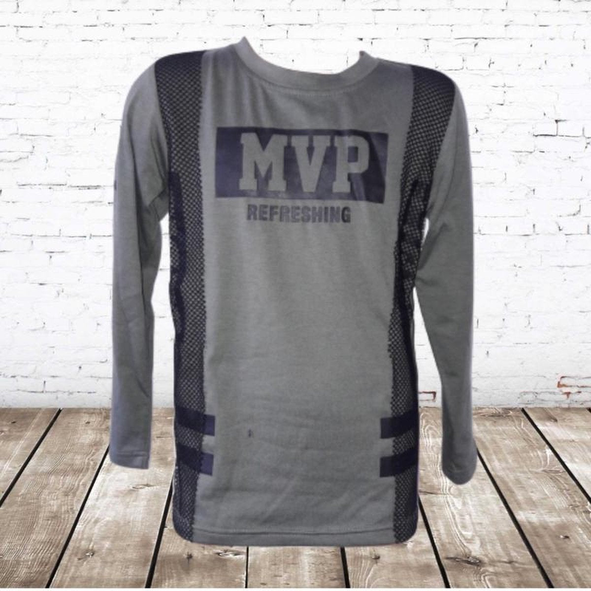 S&C Jongens longsleeve MVP groen - 98/104