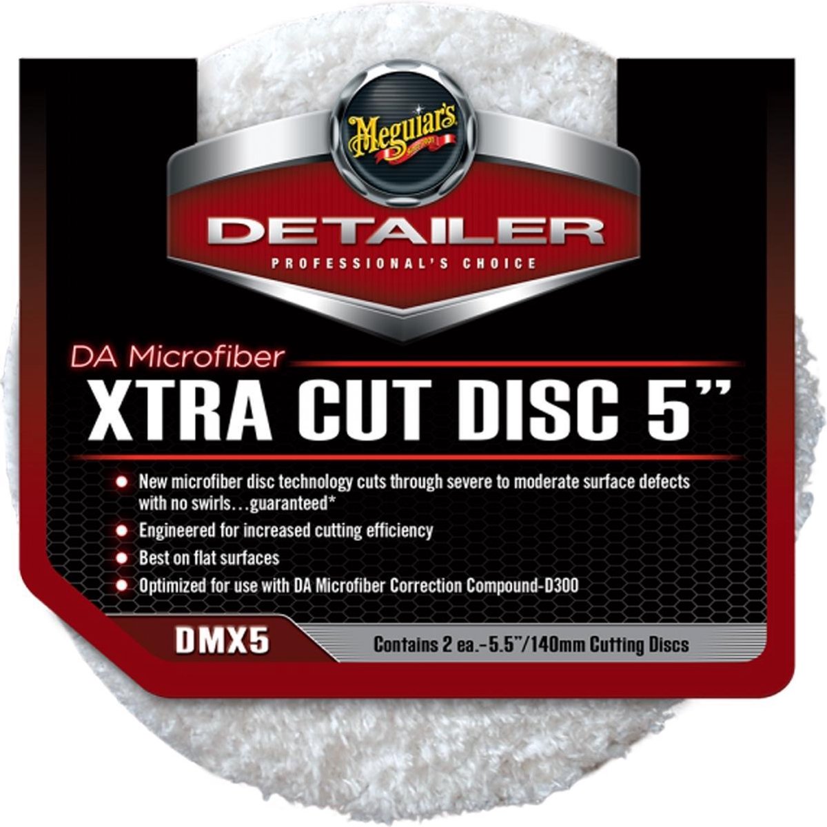 Meguiars DA Microfiber Xtra Cut Disk 125mm - 2-pack