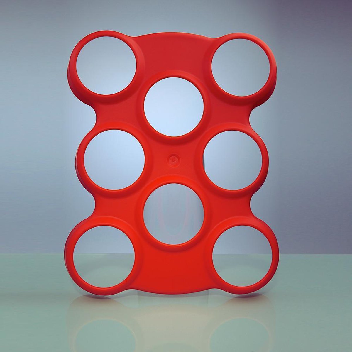 Dienblad Dancetray PP rood
