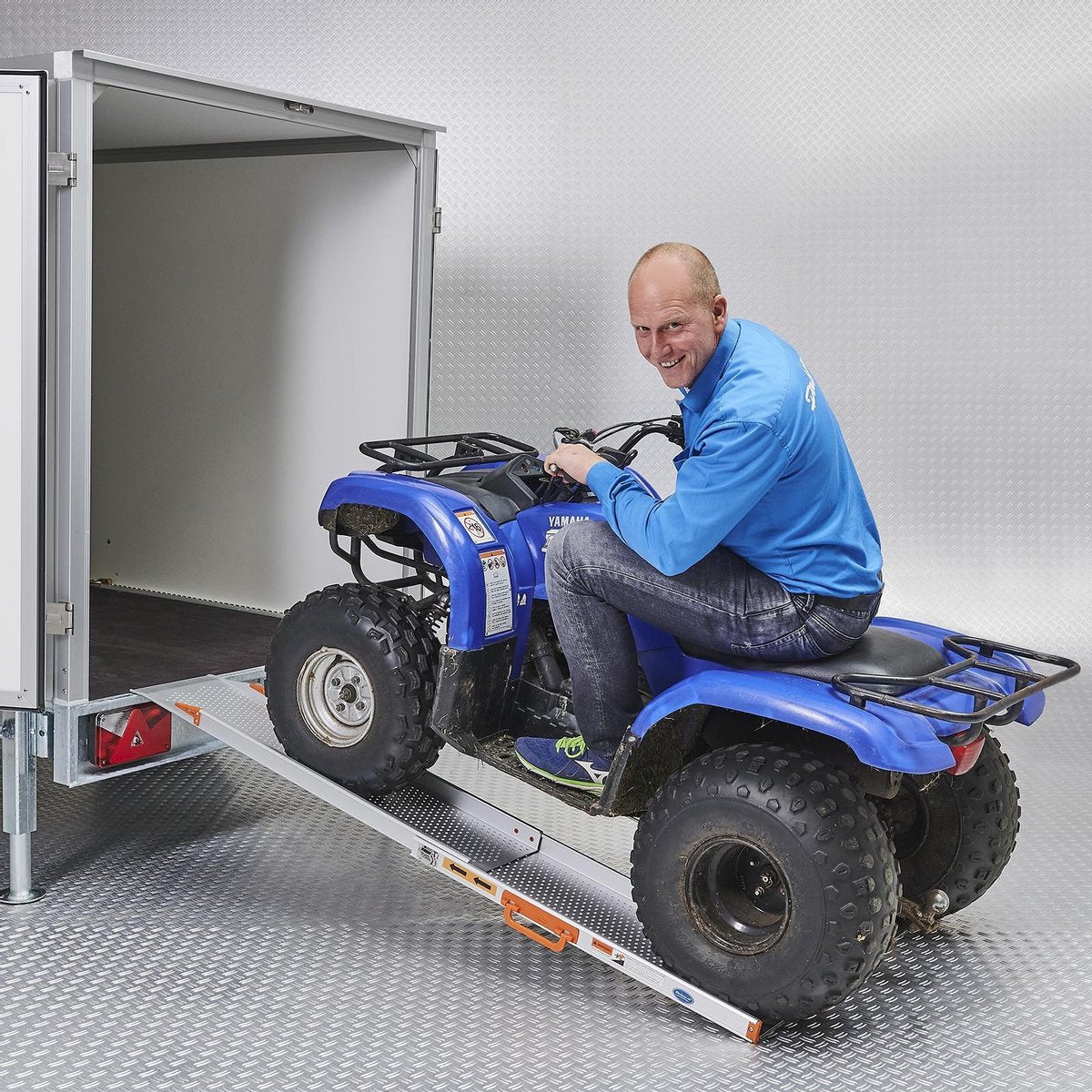 Datona® - Brede oprijplaat uitschuifbaar 180 cm - 2 stuks