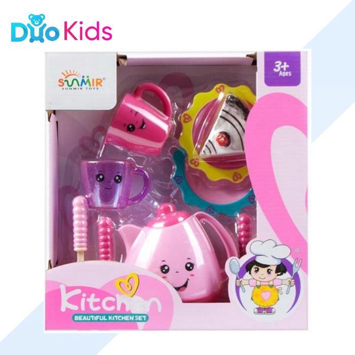 Duo Kids - Speelgoed Dessertbakjes 26x28x9 cm - Eten