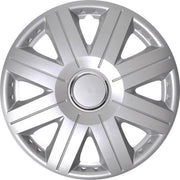Proplus Wieldoppen Cosmos 13 Inch Zilver Set Van 4