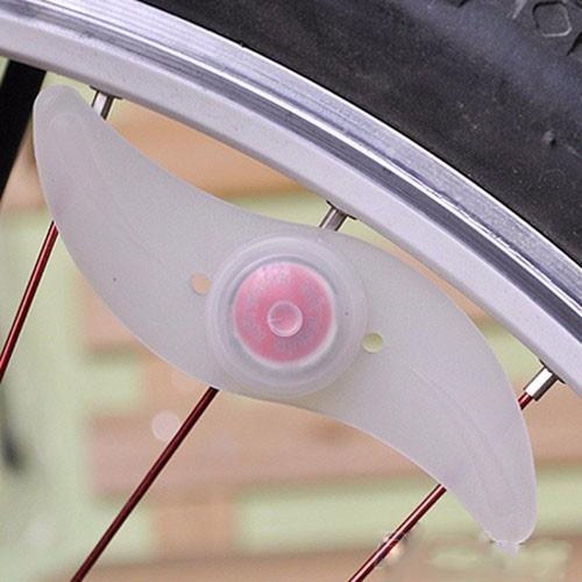 Spaak wiel Led verlichting- Rood