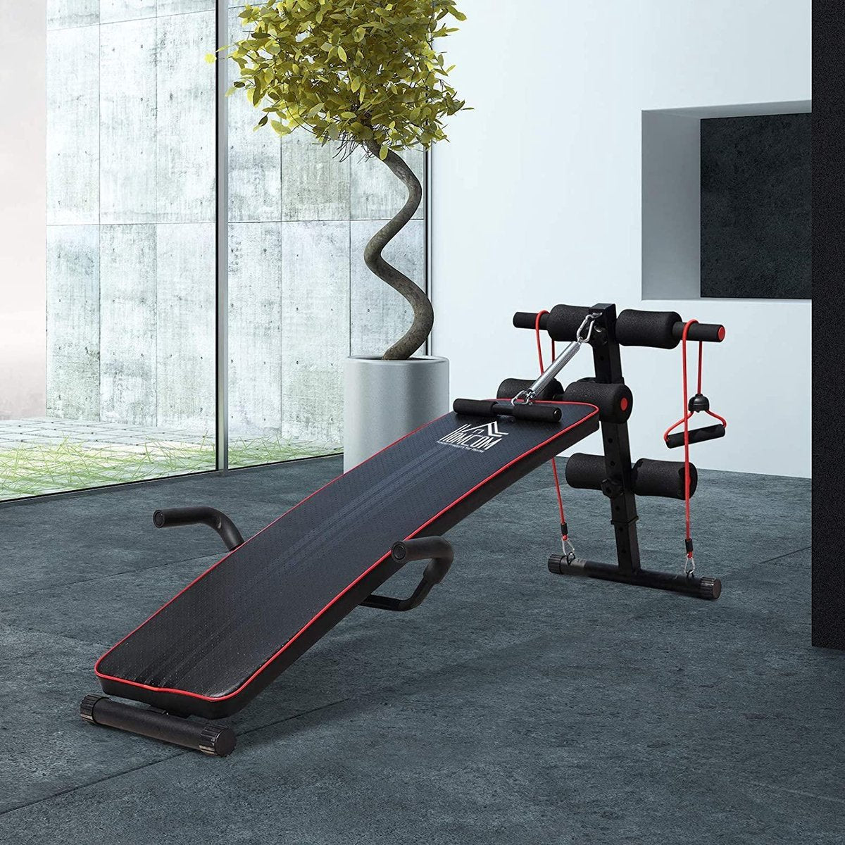 Sportbankje - Sportstoel - Fitness bankje - Halterbankje - Halters - Fitness - Sporten - GYM - Gymbankje - Bankje - Inclusief weerstandsbanden - Resistance bands - NEW MODEL - LIMITED EDITION
