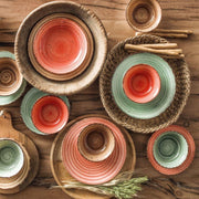 Gural Ent color Serviesset 24 delig (6 personen) Groen