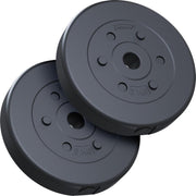 ScSPORTS® Halterschijven set 10 kg - Kunststof - 30 mm - 2 x 5 kg - Gewichten