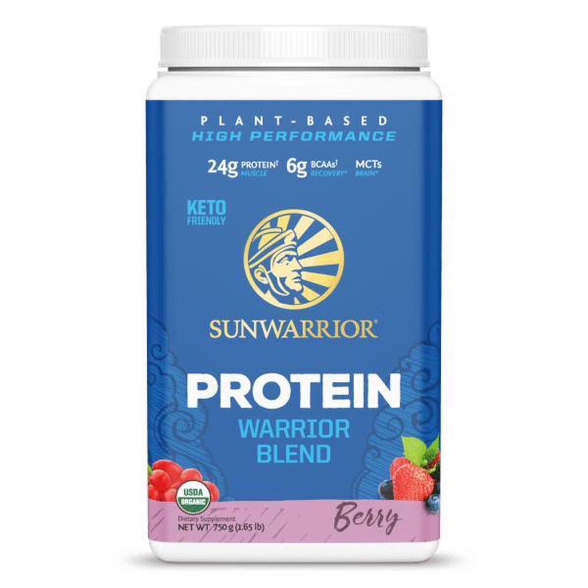Sunwarrior blend proteine eiwitten berry - 750 gram