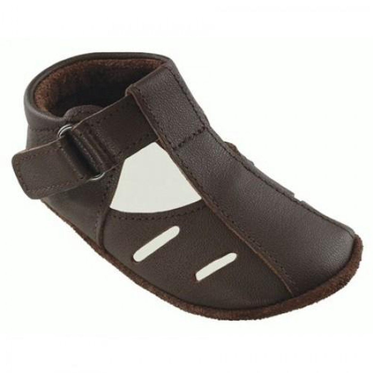 Baby Paws babyslofjes Sandal donkerbruin