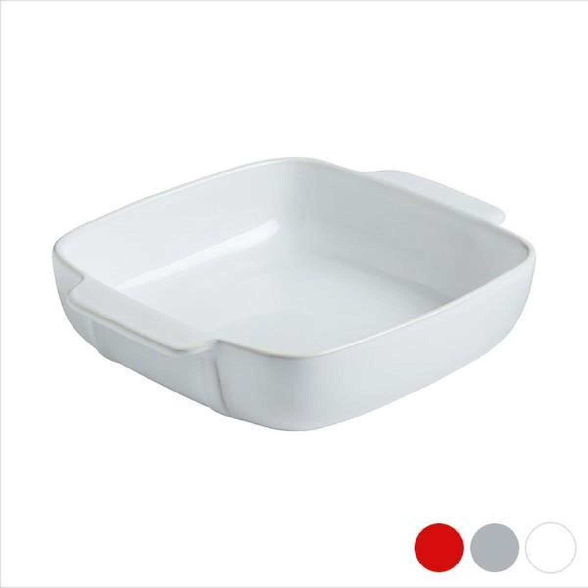 Pyrex Signature Ovenschaal Vierkant - Keramiek - 22x22 cm - Rood
