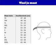 Caberg Duke Impact - Wit / Blauw