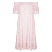 Jozemiek Ibiza Strandjurk Roze One size