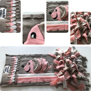 Snuffelmat voor honden en katten. Snuffelmat maat S in de kleuren taupe