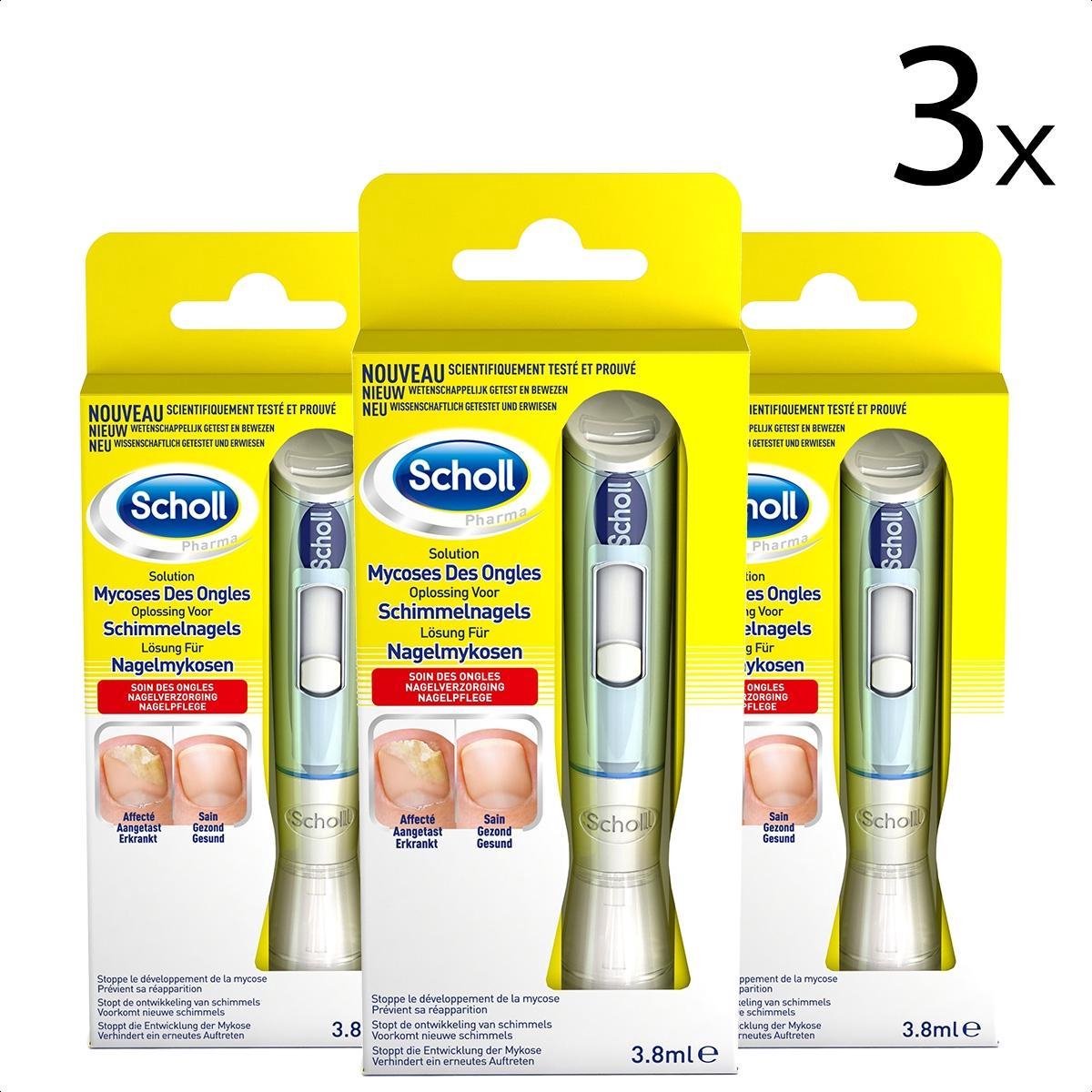 Scholl Kalknagel - Behandeling Tegen Kalk en schimmelnagels x3