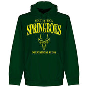 Zuid Afrika Spingboks Rugby Hooded Sweater - Donkergroen - XXL