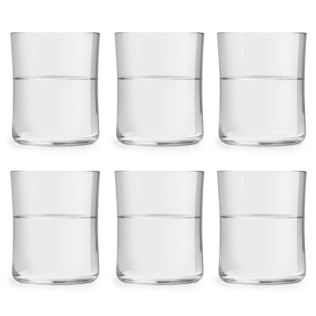 Libbey Waterglas Minto - 35 cl / 350 ml - 6 stuks - modern design - elegante ronding