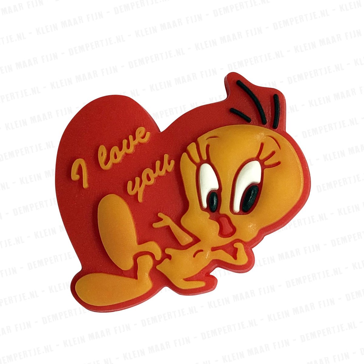 Dempertje.nl - Tennisdemper 1 stuk - Tweety - #059