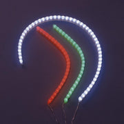 AutoStyle Universele flexibele LEDString - Wit - 48LED's - Lengte 50cm