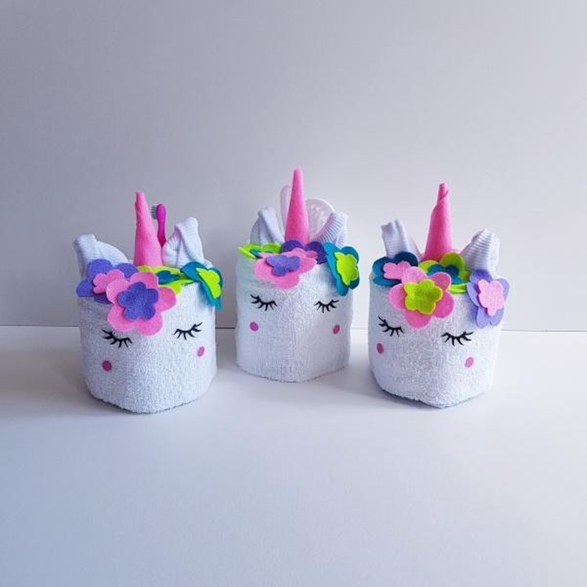 Luiertaart  Babyshower Unicorns | Kraamcadeau | Kraampakket | Baby Cadeau
