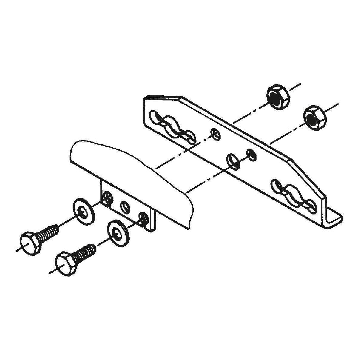 Alko Remkabel schroefplaat tandem