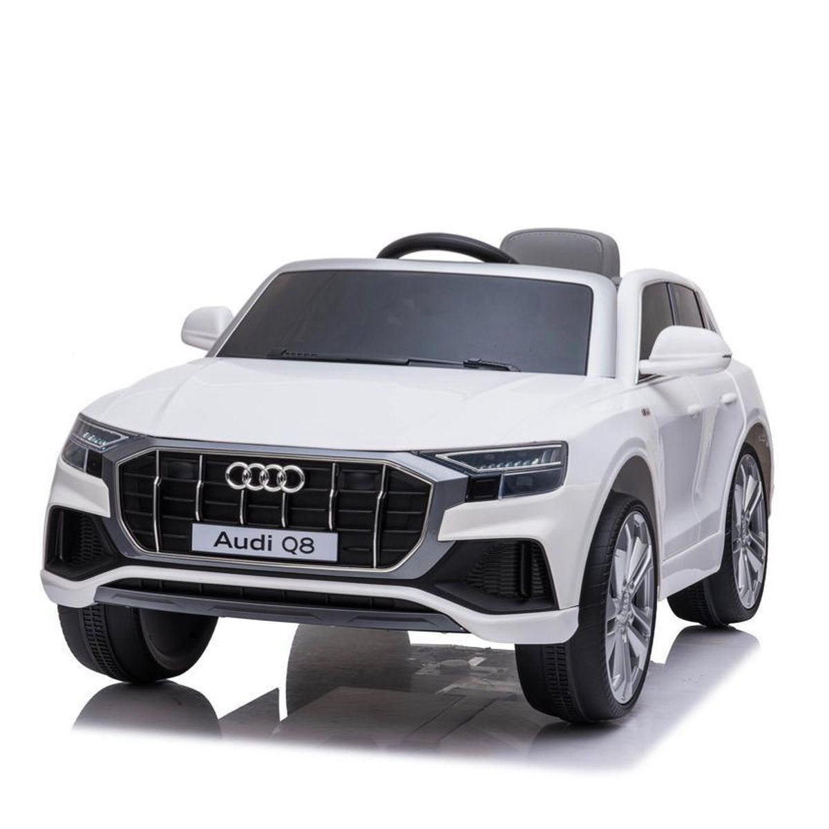 Audi Q8 Elektrische kinderauto AccuAuto kind 12 volt met rubberen banden