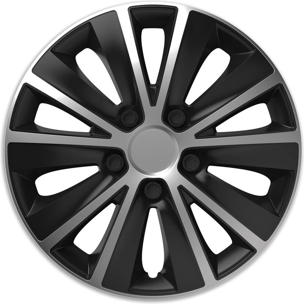 Wieldoppen 13 inch - Rapide zilver - 4 stuks