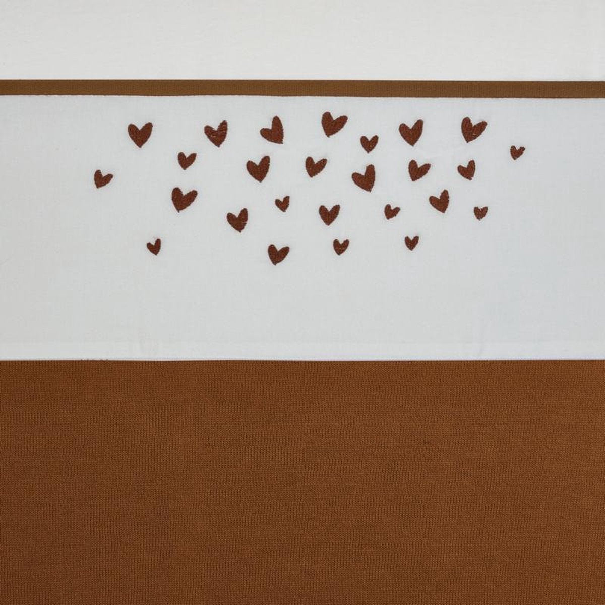 MEYCO | Ledikantlaken | Hearts | Camel | 100% Katoen | 100 x 150 cm