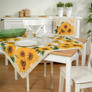 Tafelkleed - luxe gobelin - Zonnebloem - Placemat - 45 cm