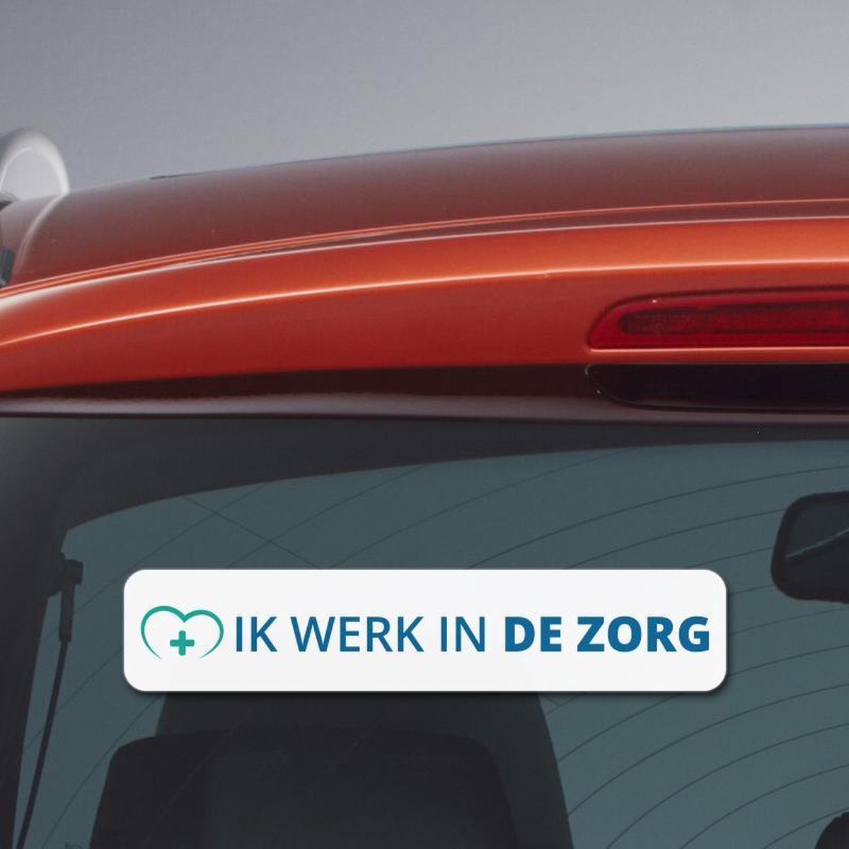 Sticker zorgkundige 30 x 6 cm