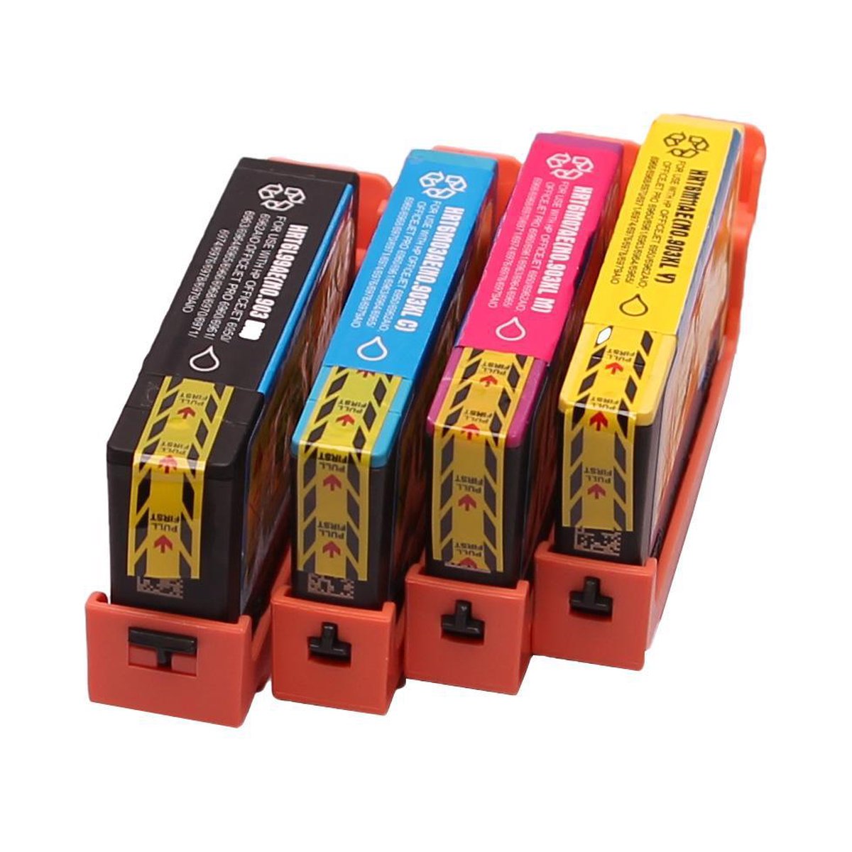 HP 903XL T6M15AE zwart HP 903XL T6M03AE cyaan HP 903XL T6M07AE magenta HP 903XL T6M11AE geel Set 4x alternatief - compatible inkt cartridge voor HP 903XL Officejet Pro 6950