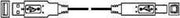 Deltac USB aansluitkabel type 494 USB-kabel 3 m USB A USB B