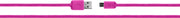 XQISIT Cotton Cable - Micro-USB naar USB 2.0 Kabel - 1