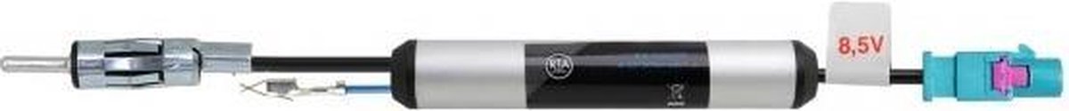 RTA Fakra Z (m) - DIN (m) auto antenne adapter met fantoomvoeding (8