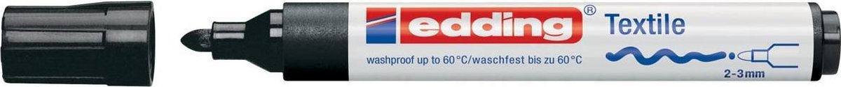 Edding - Textiel marker 4500 - Zwart