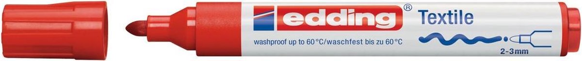 Edding - Textiel marker 4500 - Rood