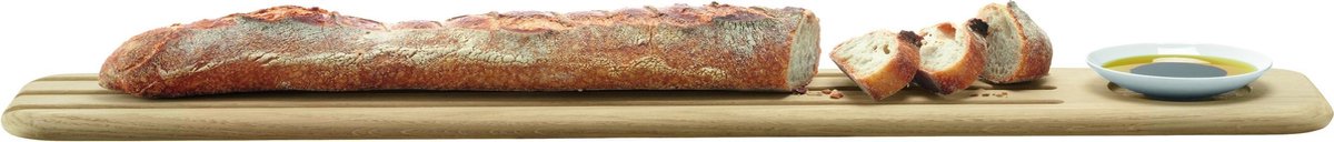LSA Dine Broodplank - Met Dipschaaltje - 78 cm - Wit