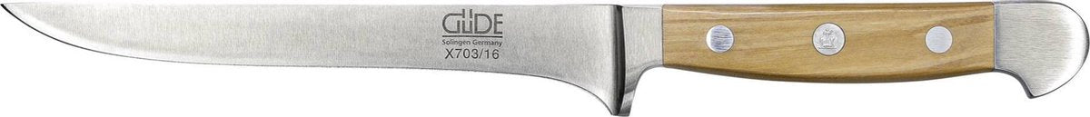 Güde Alpha uitbeenmes 16 cm olijf