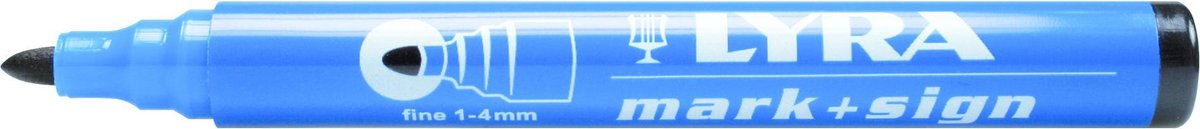 Lyra 4020099 Mark + Sign Merkstift - Permanent - Zwart
