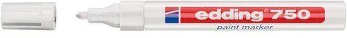 Lakmarker Permanent Edding 750 Rond Wit