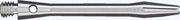 Bull´s Simplex Aluminium Shaft 35 Mm Zilver 3 Stuks