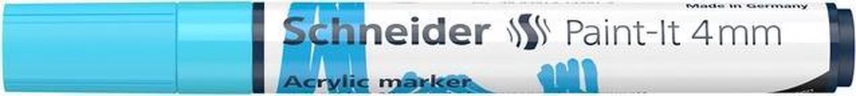 Acryl Marker Schneider Paint-it 320 4mm pastel blauw S-120230