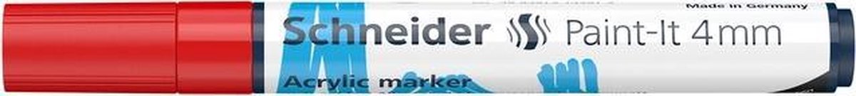 Acryl Marker Schneider Paint-it 320 4mm rood S-120202
