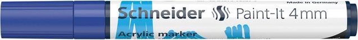 Acryl Marker Schneider Paint-it 320 4mm blauw S-120203