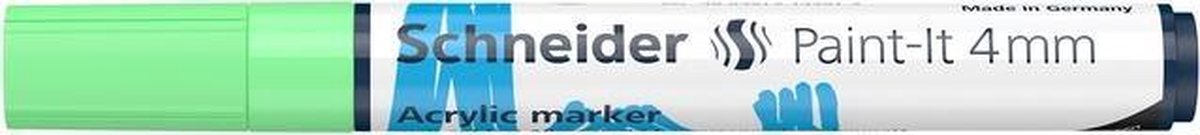 Acryl Marker Schneider Paint-it 320 4mm pastel groen S-120224