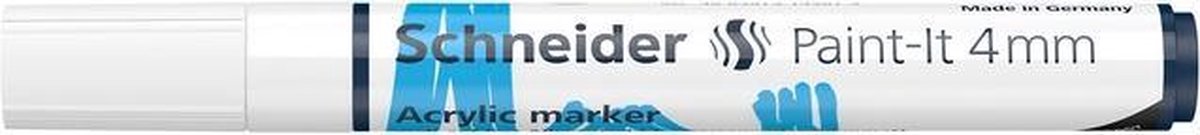 Acryl Marker Schneider Paint-it 320 4mm wit S-120249