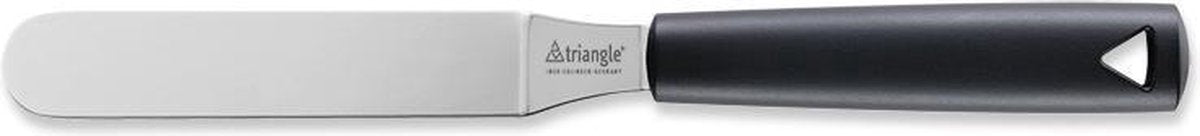 Triangle Spirit Spatel geknikt - Rvs - 12 cm - zwart